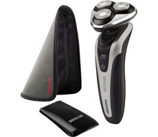 SENCOR SMS 5011SL stříbrno-černá / Elektrický holící strojek / Doba provozu 40 minut