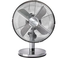 SENCOR SFE 2540SL stříbrná / Stolní ventilátor / 30 W / 3 rychlosti / Průměr: 25 cm