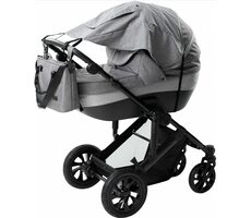 FreeON Sluneční clona na kočárek s průhledným okénkem