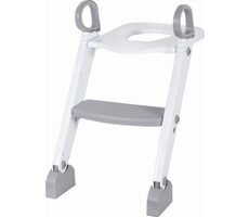 FreeON Záchodové prkénko se žebříkem bílá/šedá / od 3 let / do 50 kg