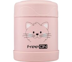 FreeON Termodóza na jídlo nerezová 350 ml - růžová 