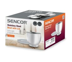 SENCOR STX 021 Nerezová mísa s víkem / pro SENCOR STM 376x/STM 378x