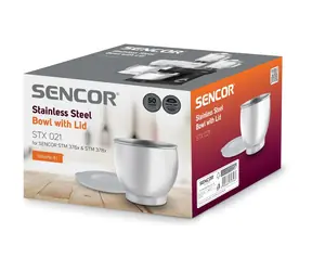 SENCOR STX 021 Nerezová mísa s víkem / pro SENCOR STM 376x/STM 378x