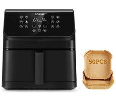 Cosori PREMIUM II Chef edition černá / Horkovzdušná  fritéza / 1700 W / 6.2L
