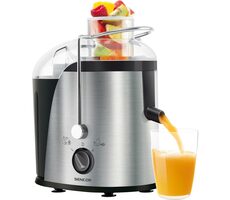 SENCOR SJE 741SS stříbrná / Odšťavňovač / 400 W / 2 rychlosti