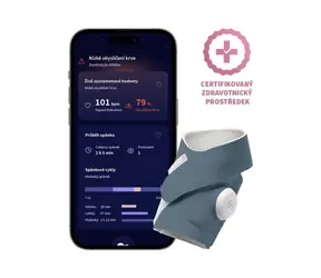 Owlet Dream Sock Bedtime Blue / Chytrá ponožka / Monitor zdraví pro dítě 