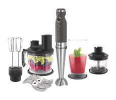 SENCOR SHB 5501CH-EUE3 stříbrná / Tyčový mixér / 1200 W / nádoba 800 ml / sekáček 500ml / šlehací metla