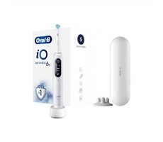 Oral-B iO6 + cestovní pouzdro bílá / Elektrický zubní kartáček / 5 režimů / časovač / senzor tlaku 