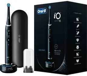 Oral-B iO Series 10 Cosmic Black / Elektrický zubní kartáček / 7 režimů / talkový senzor / časovač 