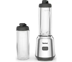 Tefal Mix&Move BL15FD stříbrná / Smoothie mixér / 300 W / 2x plastová nádoba (600 ml)