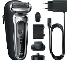 Braun 71-S4200cs černá / Elektrický holící strojek / Wet&Dry / Li-ion baterie / voděodolný 