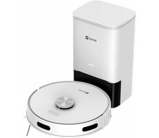EZVIZ RC3 Plus bílá / Robotický vysavač + základna / odpadní nádoba 550ml + 4L / 2600mAh / 2700 Pa / ovladač
