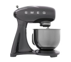 SMEG 50's Retro Style šedá / Kuchyňský robot / 800W / 4.8l / 10 rychlostí