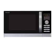 Rozbaleno - SHARP R843INW černá / Mikrovlnná trouba / gril / 1050W / 25L / rozbaleno