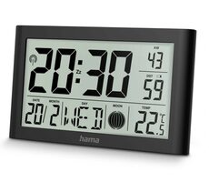 Hama Martinique / digitální nástěnné hodiny / řízený rádiovým signálem / teploměr