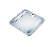 Beurer BF183 stříbrná / diagnostická váha / LCD / BMI / max 180 kg / 1x 3V CR2032