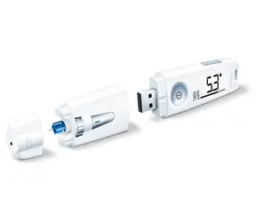 Beurer GL50WH bílá / Glukometr / s přenosem přes Bluetooth