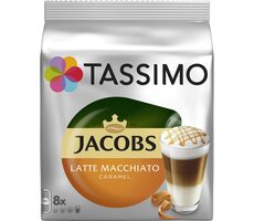 Jacobs Latte Macchiato Karamel Tassimo 8 ks / Kapslová káva 