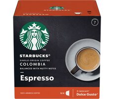 Starbucks Dolce Gusto Columbia Espresso 12 ks / Kapslová káva 