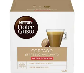 NESCAFÉ Dolce Gusto Decaffeinato Cortado Espresso Macchiato 16 ks / Kapslová káva 