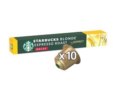 Starbucks Decaf Blonde Espresso Roast Nespresso 10 ks