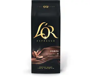 L'OR Espresso Forza 1000 g / Zrnková káva / 100% Arabica / doprodej