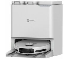 EZVIZ RS20 Pro bílá / Robotický vysavač + mop / 7200 Pa / 5200mAh / WiFi / EPA E11 / odpadní nádoba 5L