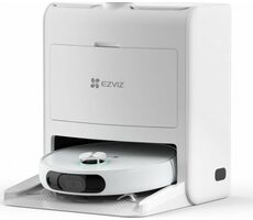 EZVIZ RS2 bílá / Robotický vysavač + mop / 4000 Pa / 5200mAh / WiFi / E10 filtr / odpadní nádoba 5.5L