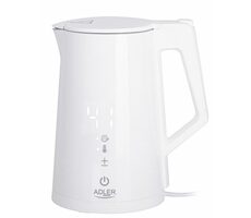 Rozbaleno - Adler AD 1345w bílá / Rychlovarná konvice / 2200W / 1.7 L / rozbaleno