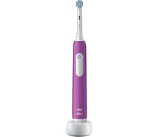Rozbaleno -Oral-B Junior Base fialová / Elektrický dětský zubní kartáček / oscilační / časovač / senzor tlaku / od 6 let / rozbaleno