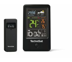 TechniSat iMETEO 400 černá / Meteostanice / LCD displej / teplota / tlak / vlhkost / 2x AA