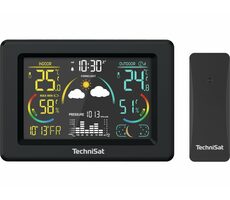 TechniSat iMETEO 600 černá / Meteostanice / LCD displej / teplota / vlhkost / tlak 