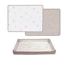 Taf Toys Hrací podložka pěnová s míčky Brown Beige / od narození