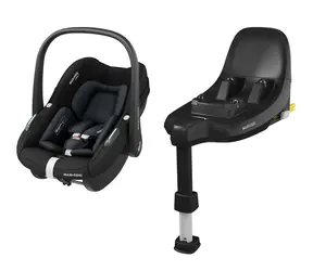Maxi-Cosi Pebble S autosedačka Tonal Black + základna FamilyFix S / autosedačka / od narození (0-13 kg, do 83 cm)