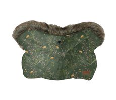 KikkaBoo Rukavice na kočárek Luxury Secret Garden Green