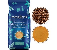 Mövenpick Gusto Italiano Crema 1 kg / Zrnková káva / 90% Arabica 10% Robusta