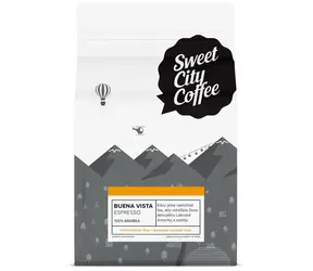 Sweet City Coffee Buena Vista Brazílie 250 g / Zrnková káva 