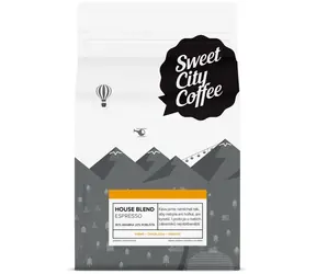 Sweet City Coffee House Blend Brazílie 250 g / Zrnková káva 
