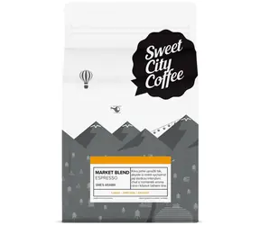 Sweet City Coffee Market Blend Brazílie 250 g / Zrnková káva 
