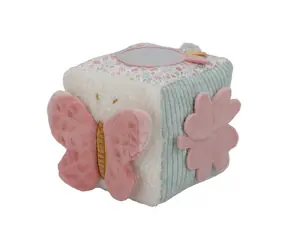 Little Dutch Kostka textilní s aktivitami králíček Miffy Lucky Blossom / od narození