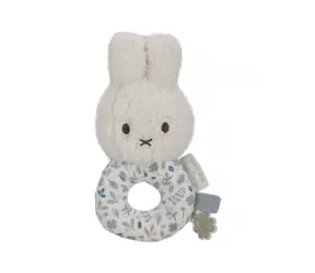 Little Dutch Chrastítko králíček Miffy Lucky Leaves / od narození