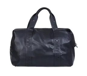 Childhome Přebalovací taška Mommy Bag Signature Vegan Leather Black