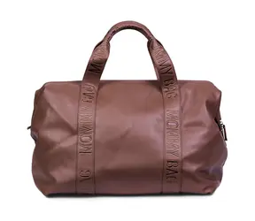 Childhome Přebalovací taška Mommy Bag Signature Vegan Leather Dark Brown
