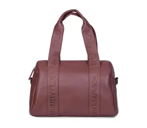 Childhome Přebalovací taška Mommy Club Signature Vegan Leather Dark Brown
