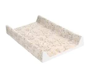 KikkaBoo Přebalovací podložka pevná 50x70 cm Secret Garden Beige