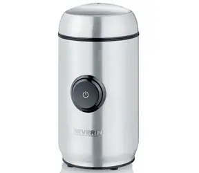 Rozbaleno - Severin KM 3879 stříbrná / Mlýnek na kávu / zásobník 50 g / 150 W  / rozbaleno