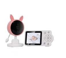 EVOLVEO Baby Monitor N3 Dětská chůvička růžová / 2.8" TFT / mikrofon / repro