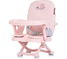 CHIPOLINO Přenosná jídelní židlička (Booster) Lollipop flamingo