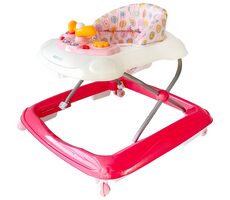 ECOTOYS Chodítko interaktivní růžové / od 6 měsíců
