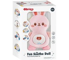 CHIPOLINO Plyšový usínáček Rabbit Pink / od narození